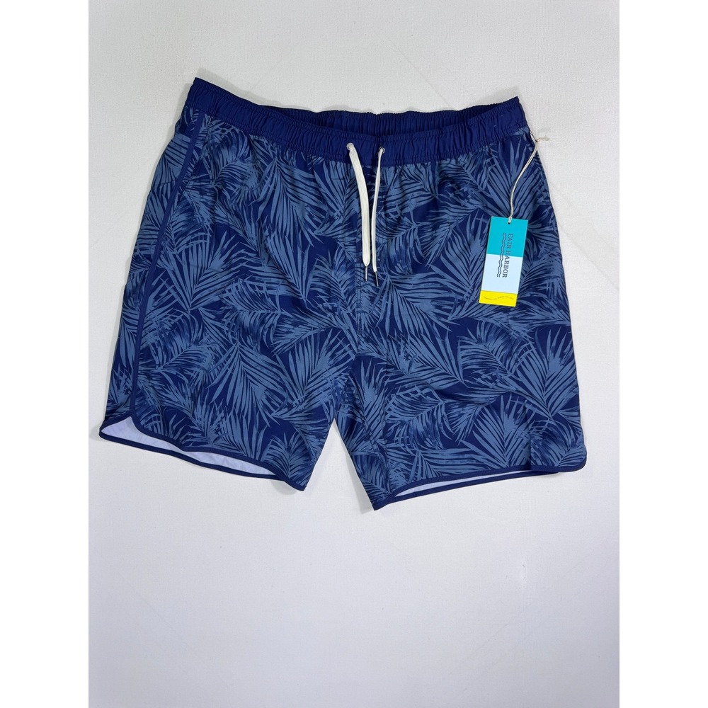 Fair Harbor The Anchor Trunk Blue Floral Swim Shorts Men's 3XL NWT Resort Summer